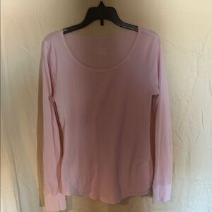 Women's Pink Long Sleeve Top